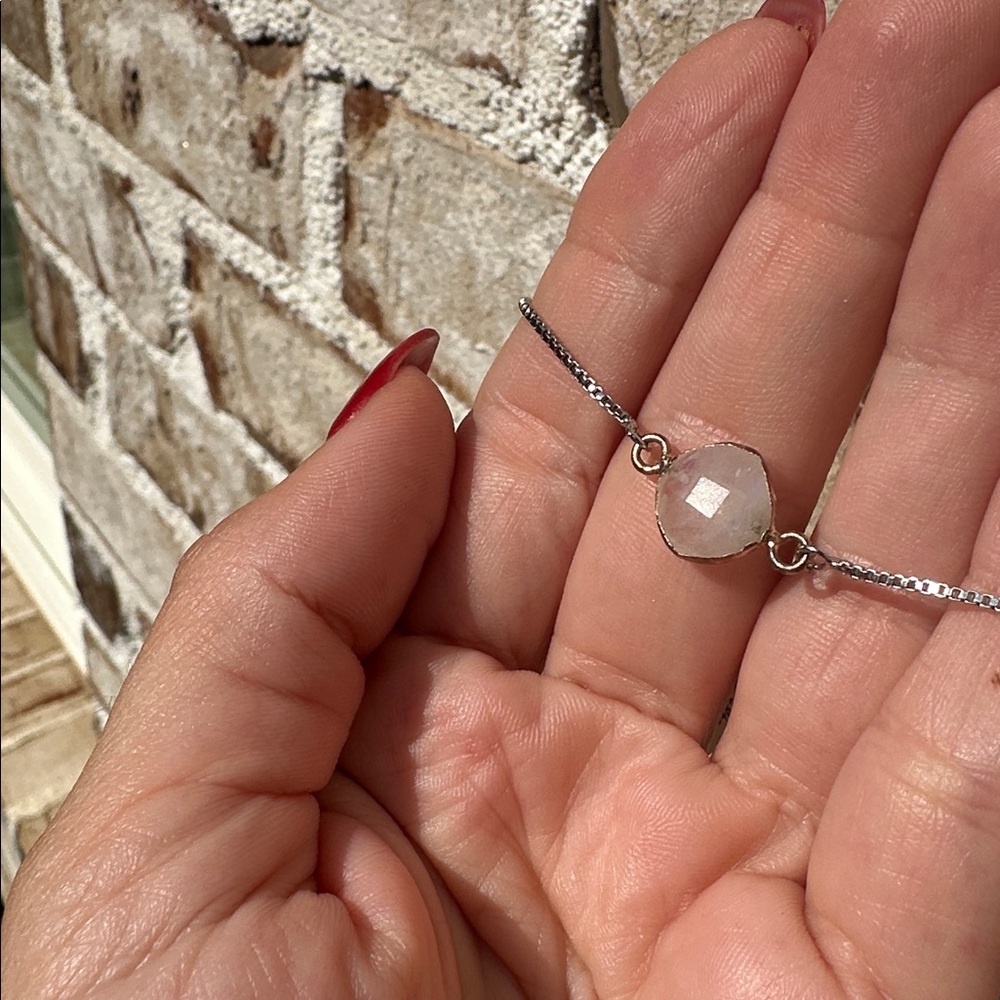 Silver Bracelet with Gemstone - Picture 5 of 5